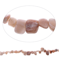 Sceallóga gemstone, Orange Calcite, Nuggets, nádúrtha, 7x4mm-11x14x5mm, Poll:Thart 1.5mm, Thart 53ríomhairí pearsanta/Snáithe, Díolta Per Thart 15.5 Inse Snáithe