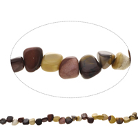 Chipsy Gemstone, Kamień żółty, Bryłki, Naturalne, 9x5mm-9x12x7mm, otwór:około 1.5mm, około 55komputery/Strand, sprzedawane na około 15.5 cal Strand