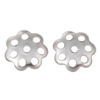 Stainless Steel Bead Cap Flower original color Approx 1mm Sold By Bag