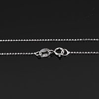 925 Ασημένια κολιέ αλυσίδα, 925 Sterling Silver, διαφορετικού μήκους για επιλογή & αλυσίδα μπάλα, 1.30x1.50x1.50mm, 10Σκέλη/Παρτίδα, Sold Με Παρτίδα