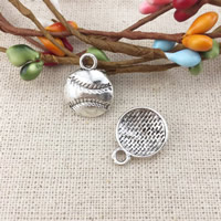 Zinc Alloy Flat Round Pendants antique silver color plated nickel lead & cadmium free Approx 2mm Sold By Lot