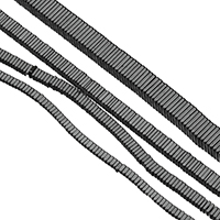 Nicht-magnetische Hämatit Perlen, Non- magnetische Hämatit, Quadrat, verschiedene Größen vorhanden, Bohrung:ca. 0.5mm, Länge ca. 16 ZollInch, verkauft von Menge