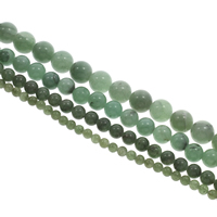 Aventurine χάντρες, Πράσινη Aventurine, Γύρος, διαφορετικό μέγεθος για την επιλογή, πολύχρωμα, Τρύπα:Περίπου 1mm, Μήκος Περίπου 15 inch, Sold Με τσάντα