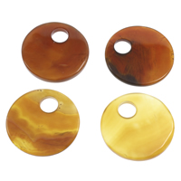 Lace Agate Halsband, spets agat, Flat Round, röd, 39x3mm-40x5mm, Hål:Ca 10mm, 10PC/Bag, Säljs av Bag