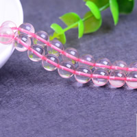 Korálky přírodní Rose Quartz, Kolo, různé velikosti pro výběr, Otvor:Cca 1-2mm, Prodáno za Cca 15 inch Strand