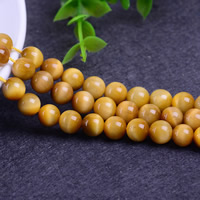 Contas de olho de tigre, Roda, naturais, tamanho diferente para a escolha, amarelo ouro, Grade AAAAA, Buraco:Aprox 1-2mm, vendido para Aprox 15 inchaltura Strand