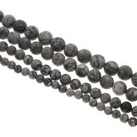 Picasso Jasper Beads Round Approx 1mm Sold Per Approx 15 Inch Strand