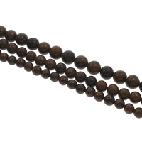 Mahogany Obsidian Beads Round Approx 1mm Sold Per Approx 15 Inch Strand