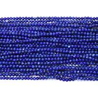 Lapis lazuli Korálky, Přírodní Lapis Lazuli, Kolo, různé velikosti pro výběr, třída AB, Otvor:Cca 0.5mm, Délka Cca 16 inch, Prodáno By Lot