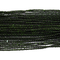 Groene Goldstone Kraal, Ronde, verschillende grootte voor keus, groen, Gat:Ca 0.5mm, Lengte Ca 16 inch, Verkocht door Lot