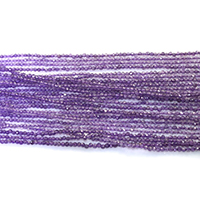 Natuurlijke Amethyst kralen, Amethist, Ronde, Februari Birthstone & verschillende grootte voor keus & gefacetteerde, Grade A, Lengte Ca 15 inch, Verkocht door Lot