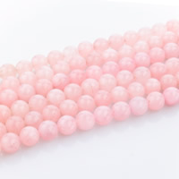 Természetes rózsakvarc gyöngy, Rose Quartz, Kerek, különböző méretű a választás, Lyuk:Kb 1mm, Hossz Kb 15 inch, Által értékesített Lot