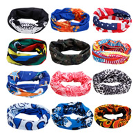 Multifunctionele bandana's, polyester microvezel, multifunctioneel & anti ultraviolet & gemengd, 245x480mm, 10pC's/Lot, Verkocht door Lot