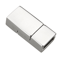 Stainless Steel Magnetic Clasp Rectangle original color Approx Sold By Lot