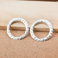 Collegamento anello in lega di zinco, lega in zinco, Ciambella, placcato argento antico, assenza di nichel,piombo&cadmio, 32x1.50mm, Foro:Appross. 24mm, 150PC/lotto, Venduto da lotto