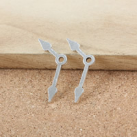 Zinklegering Hangers, Zinc Alloy, antiek zilver plated, nikkel, lood en cadmium vrij, 27x10x1mm, Gat:Ca 2mm, 500pC's/Lot, Verkocht door Lot