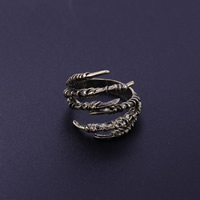 Anden Ring for Mænd, Zinc Alloy, Claw, antik bronze farve forgyldt, bly & cadmium fri, 18mm, Størrelse:7.5, Solgt af PC