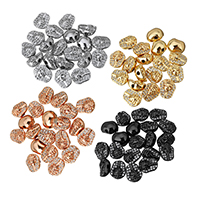 Kubik Zirkonium mikro bana Mässing Pärlor, Egyptisk farao, plated, micro bana cubic zirconia, fler färger för val, nickel, bly och kadmium gratis, 9.50x11x7mm, Hål:Ca 2mm, 20PC/Lot, Säljs av Lot