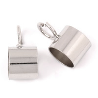 Sárgaréz Slide Bail keresése, platina színű bevont, ólom és kadmium mentes, 6x12mm, Lyuk:Kb 3mm, 6mm, 1000PC-k/Bag, Által értékesített Bag