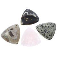 Gemstone Pendants Jewelry natural mixed Approx 1mm Sold By Bag