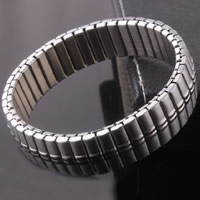 De Armband van mensen, Roestvrij staal, voor de mens, oorspronkelijke kleur, 14mm, Per verkocht Ca 7.4 inch Strand