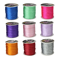 Nylon Koord, meer kleuren voor de keuze, 1mm, 60m/PC, Verkocht door PC