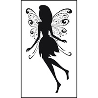 Sticker Tattoo, Páipéar, Fairy, uiscedhíonach, 105x60mm, 100ríomhairí pearsanta/Mála, Díolta De réir Mála