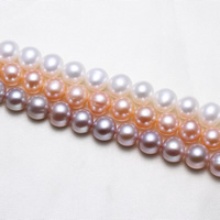 Kartoffel ferskvandskulturperle Beads, Ferskvandsperle, naturlig, flere farver til valg, 8-9mm, Hole:Ca. 0.8mm, Solgt Per Ca. 15.5 inch Strand