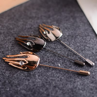 Rhinestone Brooch Zinc Alloy Hand plated with rhinestone lead & cadmium free Sold By Bag