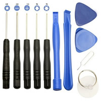 Plastic Mobiele telefoon reparatie Tool Set, met Roestvrij staal, 88mm, Verkocht door Stel