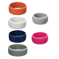 Bague Unisex, silicone, unisexe & normes différentes pour le choix, plus de couleurs à choisir, 8mm, Vendu par PC