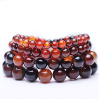 agate miracle bracelet, Rond, naturel, normes différentes pour le choix, Longueur Environ 7 pouce, 3Strandstoron/sac, Vendu par sac