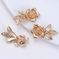 Brass Flower 24K gold plated lead & cadmium free Approx 3-5mm Sold By Bag