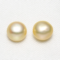 Half Vrtané kultivované sladkovodní perle, Sladkovodní Pearl, Baroko, přírodní, 7-8mm, Otvor:Cca 1mm, Prodáno By Pair