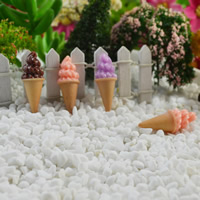 Mobiel DIY set, Hars, Ice Cream, gemengde kleuren, 30x11mm, 50pC's/Bag, Verkocht door Bag