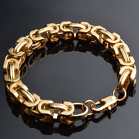 metal Pulsera, chapado en oro de 18 K, libre de plomo & cadmio, 9mm, Vendido para aproximado 8 Inch Sarta