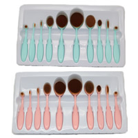 Künstliche Faser Make-up Pinsel-Set, mit Kunststoff, verschiedene Verpackungs Art für Wahl, 120-170mm, 3BoxenFeld/Menge, verkauft von Menge