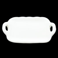 Fashion Resin Cabochons flat back white Sold By Bag