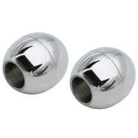 Fermagli magnetici in acciaio inossidabile, acciaio inox, Tamburo, colore originale, Foro:Appross. 6mm, Venduto da PC