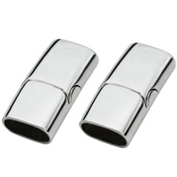 Stainless Steel Magnetic Clasp Rectangle original color Approx Sold By PC