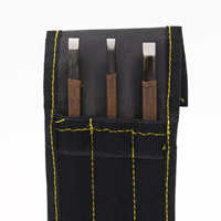 Ferronickel Carving Knife Set, met Gewaxt Hemp Cord & Oxford, 145mm, Verkocht door Stel