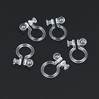 Boucle d'oreille en plastique Post, normes différentes pour le choix, 7x10.5mm, 400PC/lot, Vendu par lot