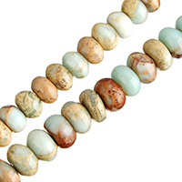 Aqua Terra Jasper Bead, Rondelle, naturlig, olika storlek för val, Hål:Ca 0.8-1mm, Längd Ca 16 inch, Säljs av Lot