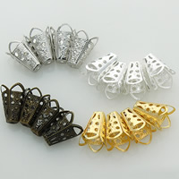 Zinc Alloy Bead Cap Flower plated lead & cadmium free Approx 1.5mm Sold By Bag