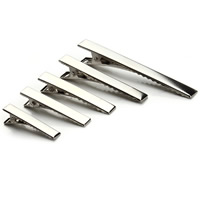 Bek Clips, Ijzer, platinum plated, verschillende grootte voor keus, lood en cadmium vrij, 20pC's/Bag, Verkocht door Bag