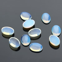 Sea Opal Cabochon, Flad Oval, forskellig størrelse for valg, 20pc'er/Bag, Solgt af Bag