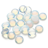 Meri Opal Cabochon, Sea Opal, Litteä pyöreä, 12mm, 20PC/laukku, Myymät laukku