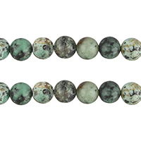 Natural African Turquoise Beads Round Approx 1.5mm Sold Per Approx 15.5 Inch Strand