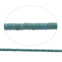 Turquoise Kralen, Synthetische Turquoise, Rondelle, verschillende grootte voor keus, blauw, Gat:Ca 1mm, Lengte Ca 15.5 inch, 10strengen/Bag, Ca 180pC's/Strand, Verkocht door Bag