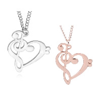 Zinc Alloy smykker halskæde, Heart, forgyldt, twist oval kæde & for kvinde, flere farver til valg, nikkel, bly & cadmium fri, 32x38mm, Solgt Per Ca. 19.6 inch Strand